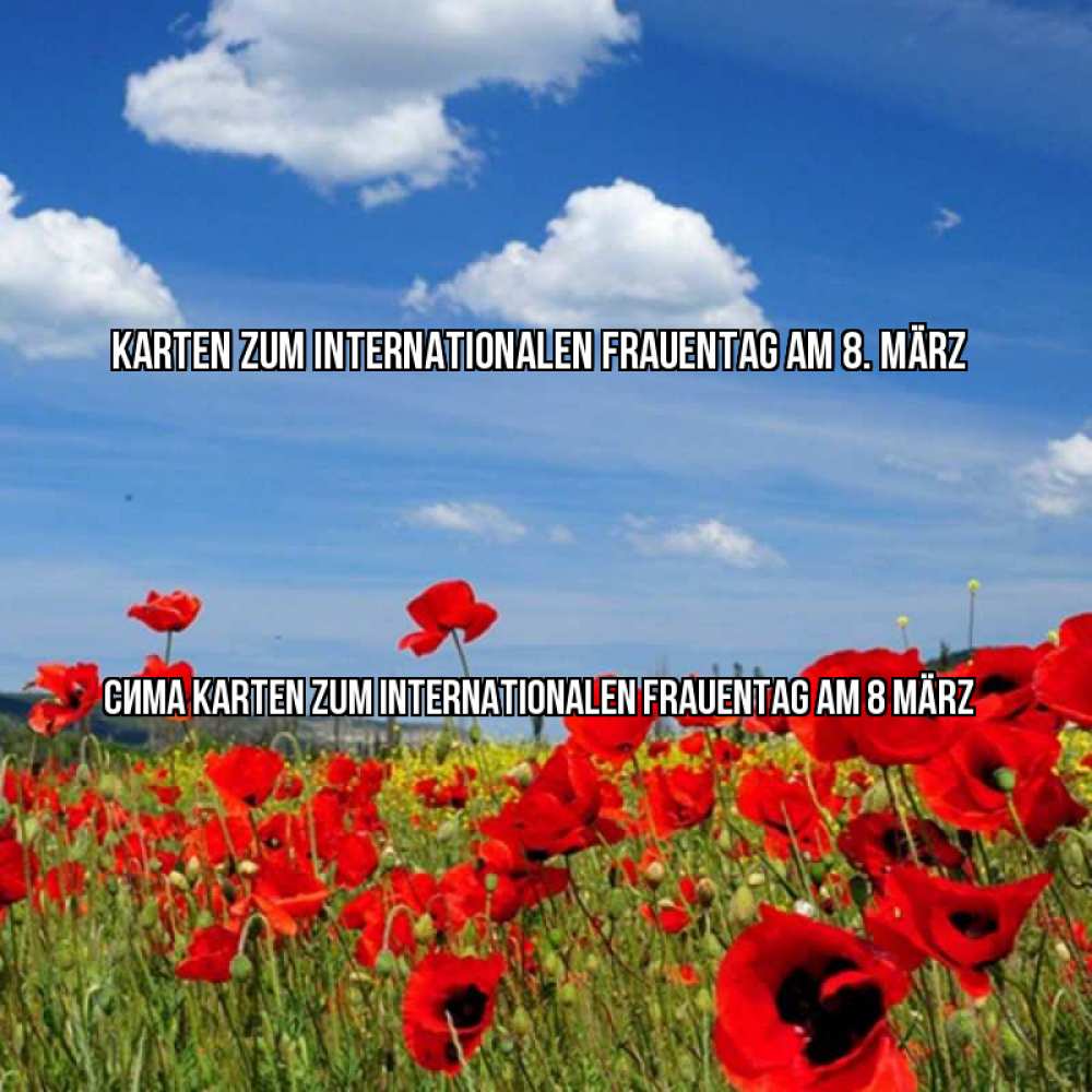 Картинка Karten zum Internationalen Frauentag am 8. März, Сима