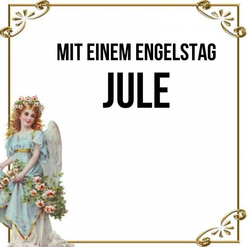 Картинка Mit einem Engelstag, Jule