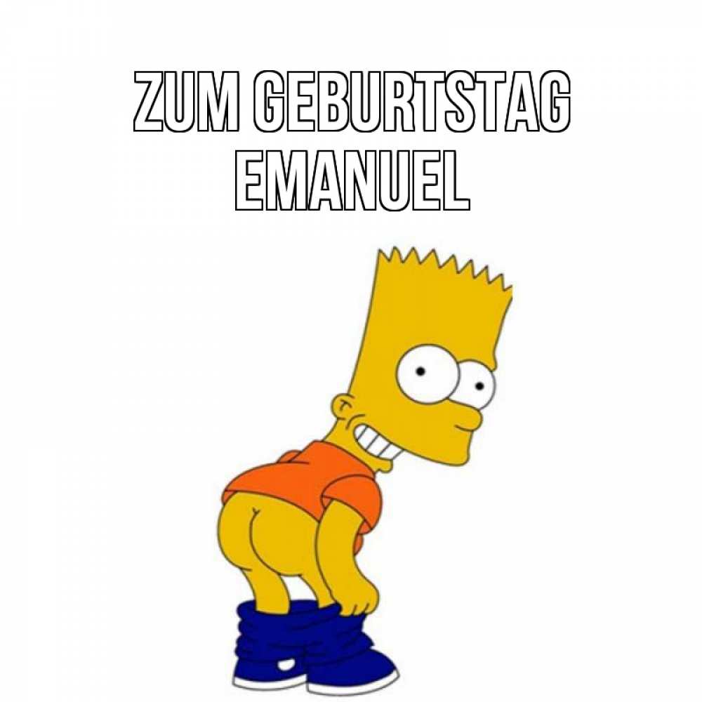 Открытка на каждый день с именем, Emanuel Zum Geburtstag прикольные поздравления Прикольная открытка с пожеланием онлайн скачать бесплатно 