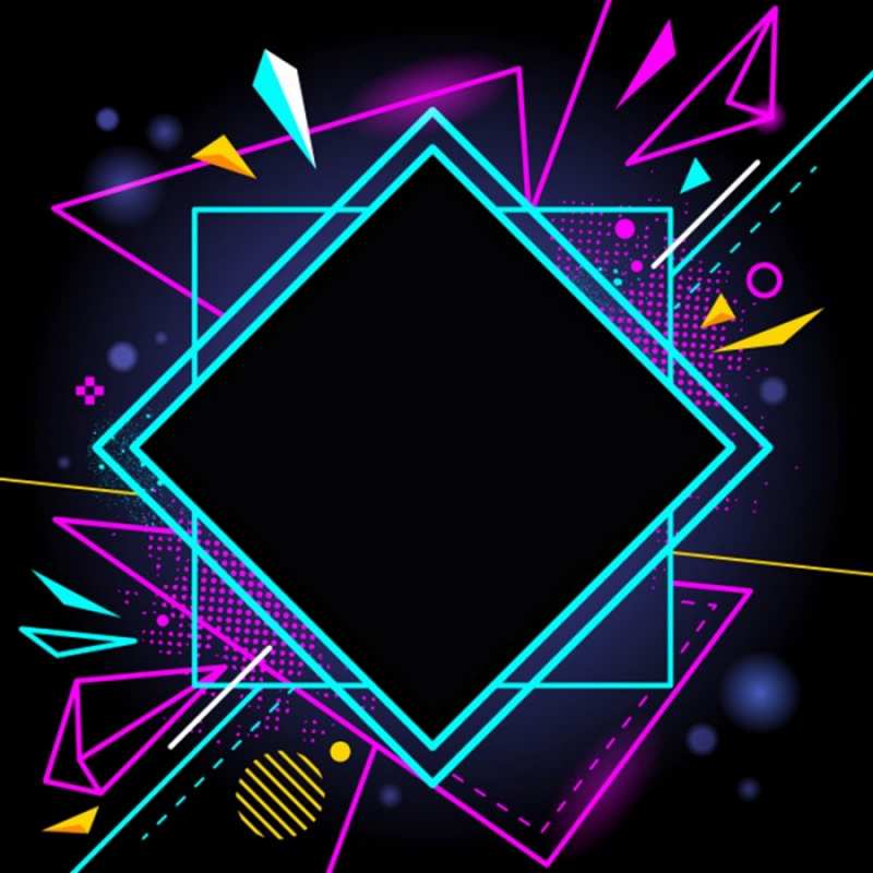 Открытка абстракция  рамочки  Ich wünsche dir viel Glück 