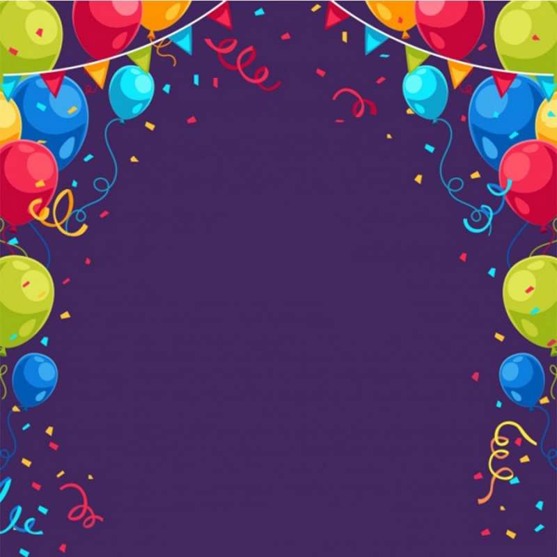 Открытка праздник  шары  Ich wünsche dir viel Glück 