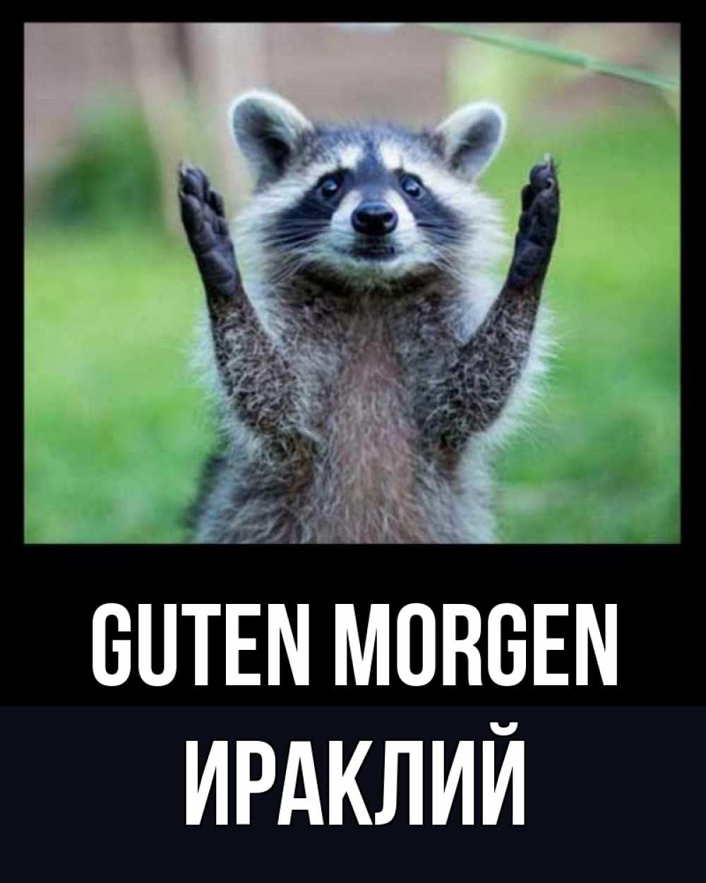 Открытка на каждый день с именем, Ираклий Guten Morgen хорошее настроение утречком Прикольная открытка с пожеланием онлайн скачать бесплатно 