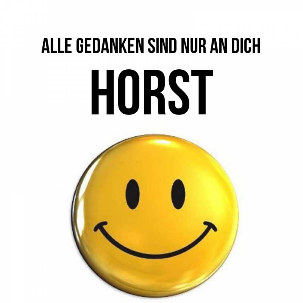 Картинка Alle Gedanken sind nur an dich, Horst