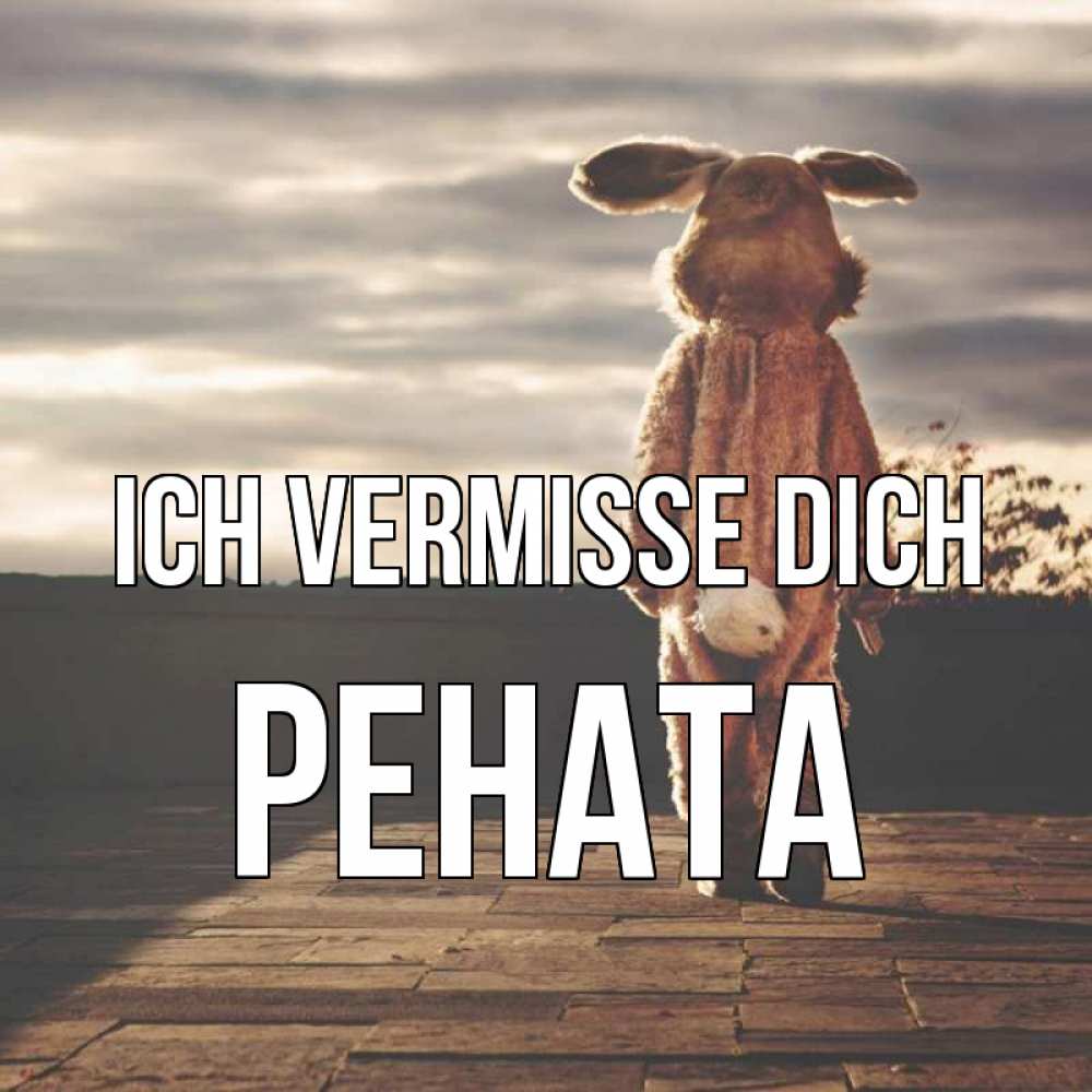 Открытка на каждый день с именем, Рената Ich vermisse dich даже в костюме зайца Прикольная открытка с пожеланием онлайн скачать бесплатно 