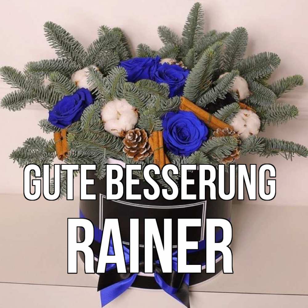 Открытка на каждый день с именем, Rainer Gute Besserung короче кто то загрузил эти шишки Прикольная открытка с пожеланием онлайн скачать бесплатно 