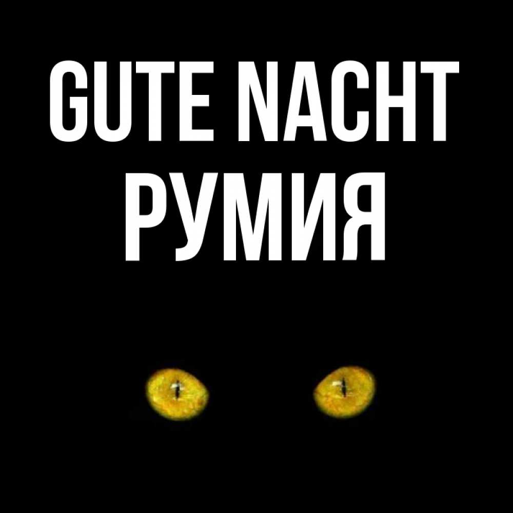 Открытка на каждый день с именем, Румия Gute Nacht сладких снов бесстрашный мой дружочек Прикольная открытка с пожеланием онлайн скачать бесплатно 