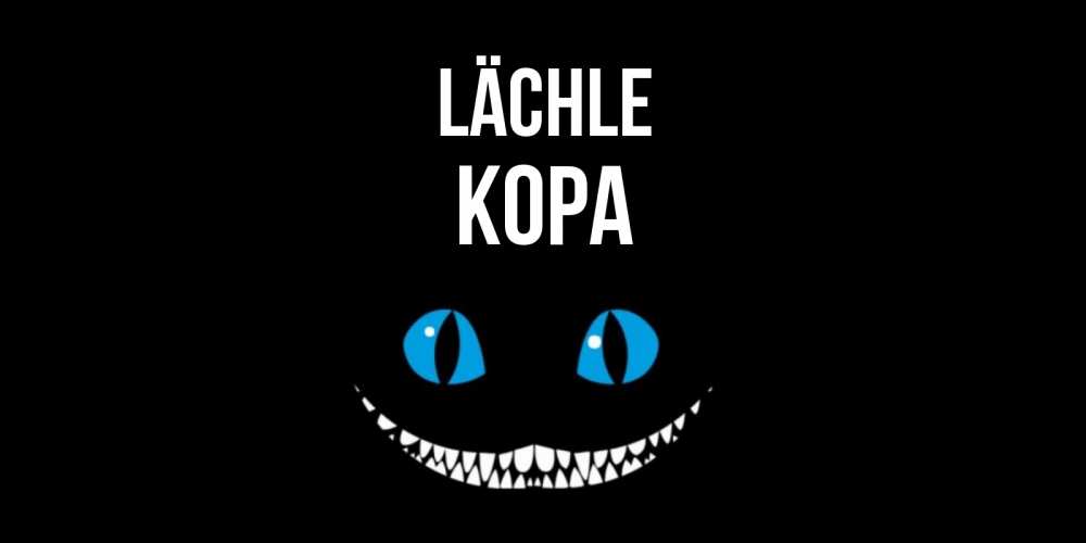 Открытка на каждый день с именем, Кора Lächle кот улыбается Прикольная открытка с пожеланием онлайн скачать бесплатно 