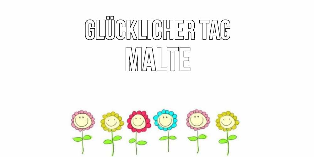 Картинка Glücklicher Tag, Malte