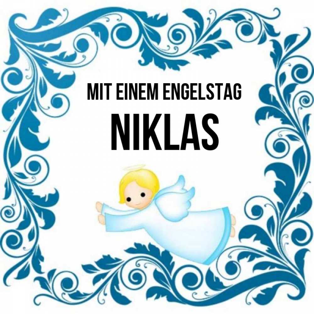 на немецком с именем, Niklas, Mit einem Engelstag