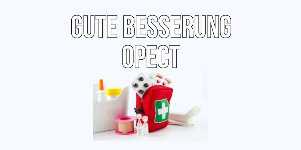 Открытка на каждый день с именем, Орест Gute Besserung аптечка Прикольная открытка с пожеланием онлайн скачать бесплатно 