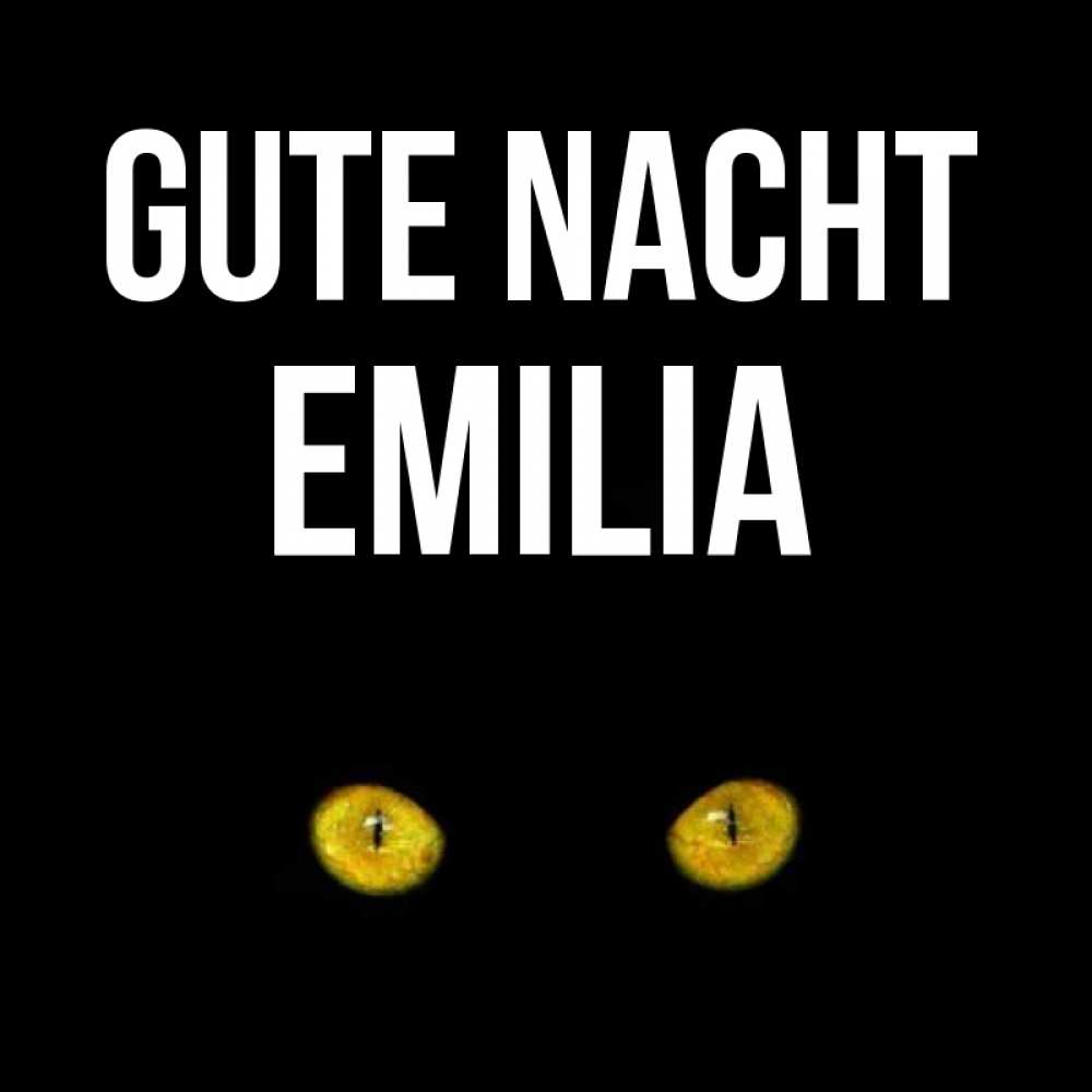 Открытка на каждый день с именем, Emilia Gute Nacht сладких снов бесстрашный мой дружочек Прикольная открытка с пожеланием онлайн скачать бесплатно 