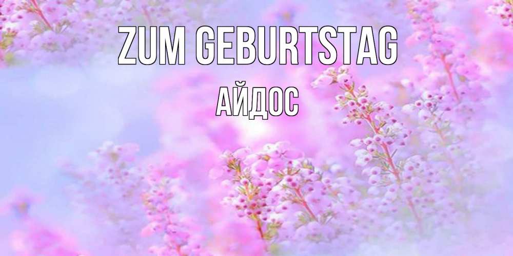 Картинка Zum Geburtstag, Айдос