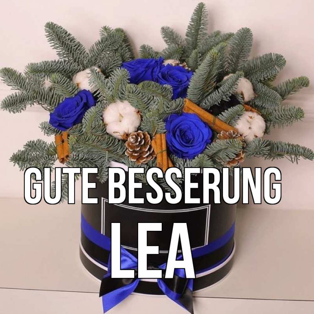 Открытка на каждый день с именем, Lea Gute Besserung короче кто то загрузил эти шишки Прикольная открытка с пожеланием онлайн скачать бесплатно 