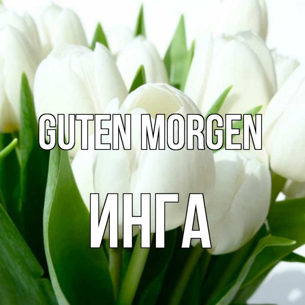 Открытка на каждый день с именем, Инга Guten Morgen открытки на каждый день по именам Прикольная открытка с пожеланием онлайн скачать бесплатно 
