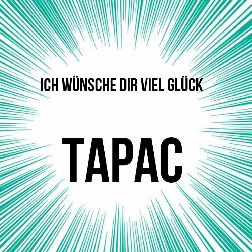 Открытка на каждый день с именем, Тарас Ich wünsche dir viel Glück на удачу Прикольная открытка с пожеланием онлайн скачать бесплатно 