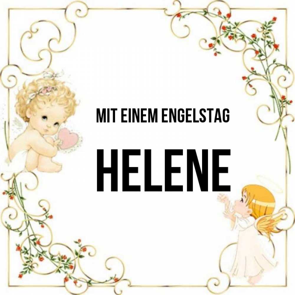 Картинка Mit einem Engelstag, Helene