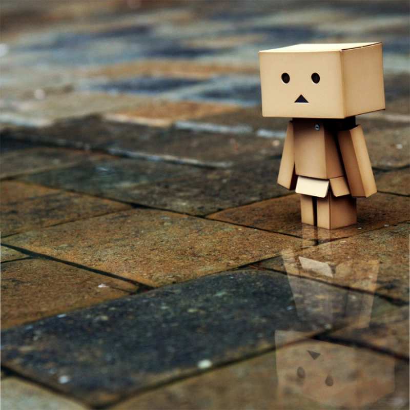 Открытка кукла в стиле майнкрафт  Стив  Sei nicht traurig 