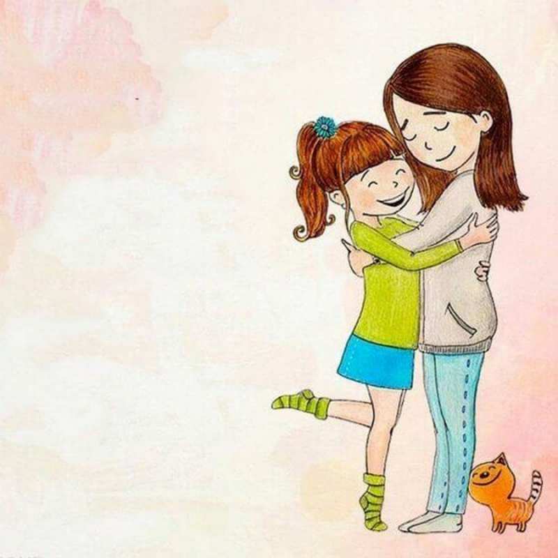 Открытка для подруги 1 котики и подружки 1 Ich liebe dich 