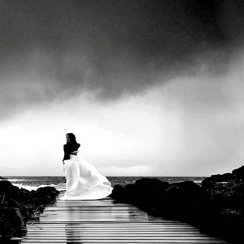 Открытка море  скучаю  Ich vermisse dich 