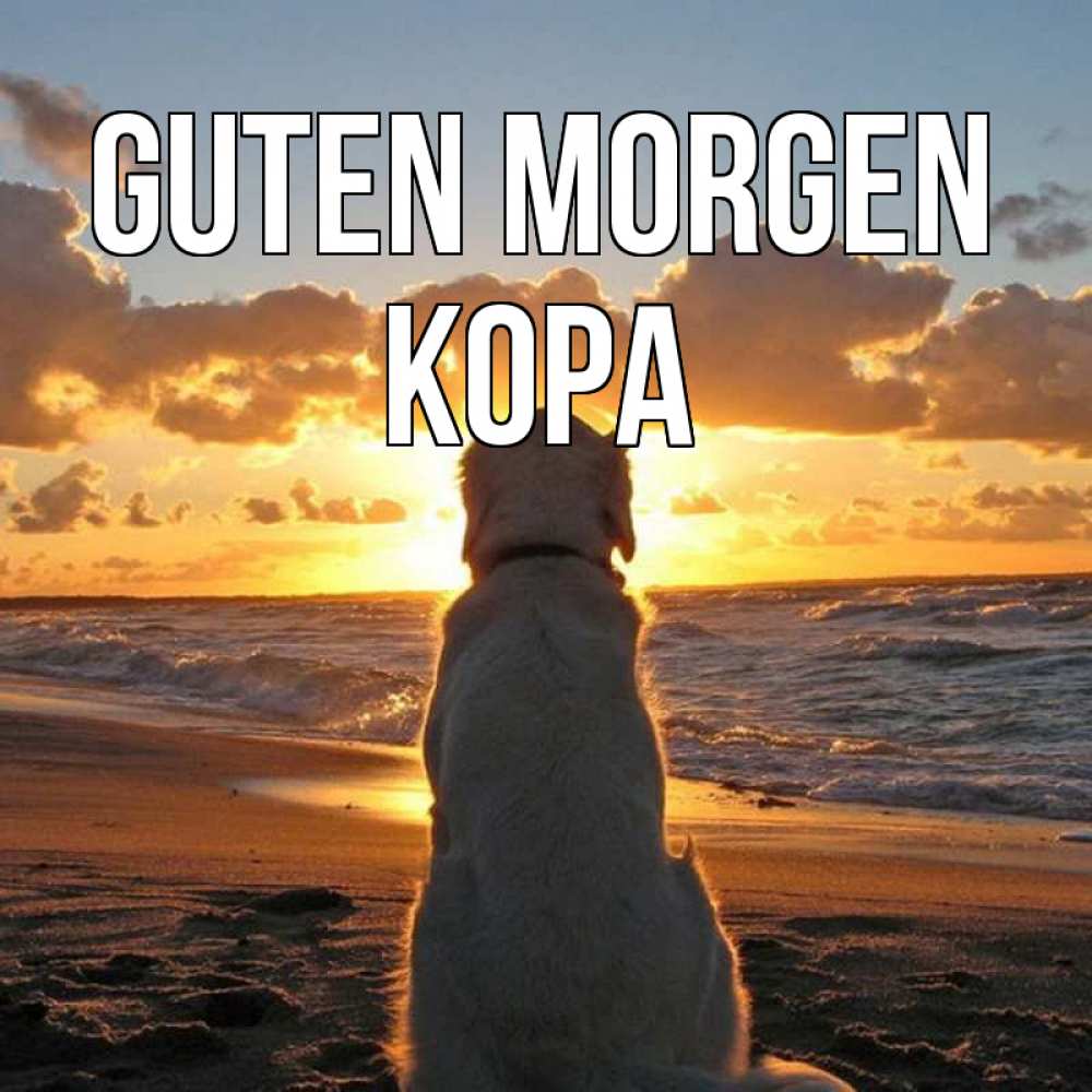 Открытка на каждый день с именем, Кора Guten Morgen восход солнца Прикольная открытка с пожеланием онлайн скачать бесплатно 