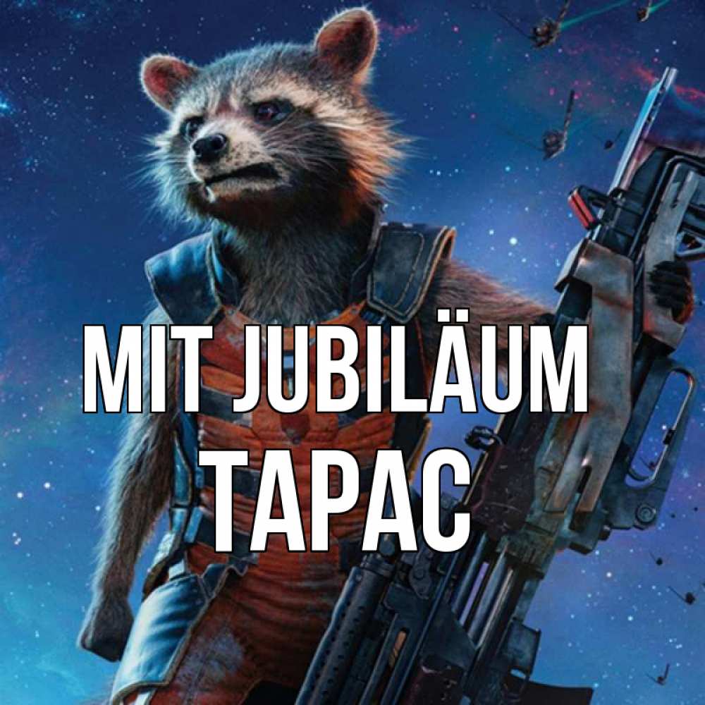 Открытка на каждый день с именем, Тарас Mit Jubiläum реактивный Рокета Прикольная открытка с пожеланием онлайн скачать бесплатно 