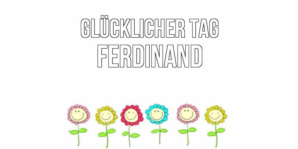 Картинка Glücklicher Tag, Ferdinand