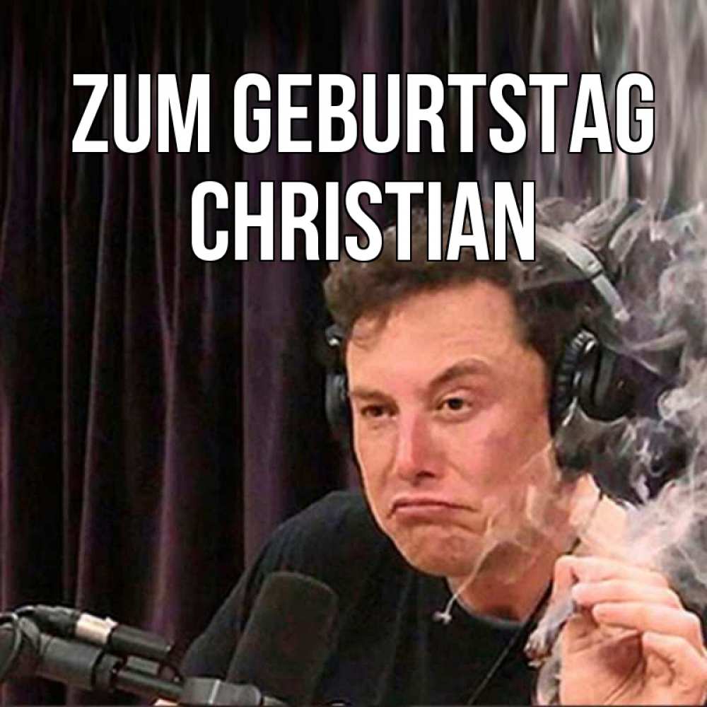 Открытка на каждый день с именем, Christian Zum Geburtstag МЕМ Прикольная открытка с пожеланием онлайн скачать бесплатно 