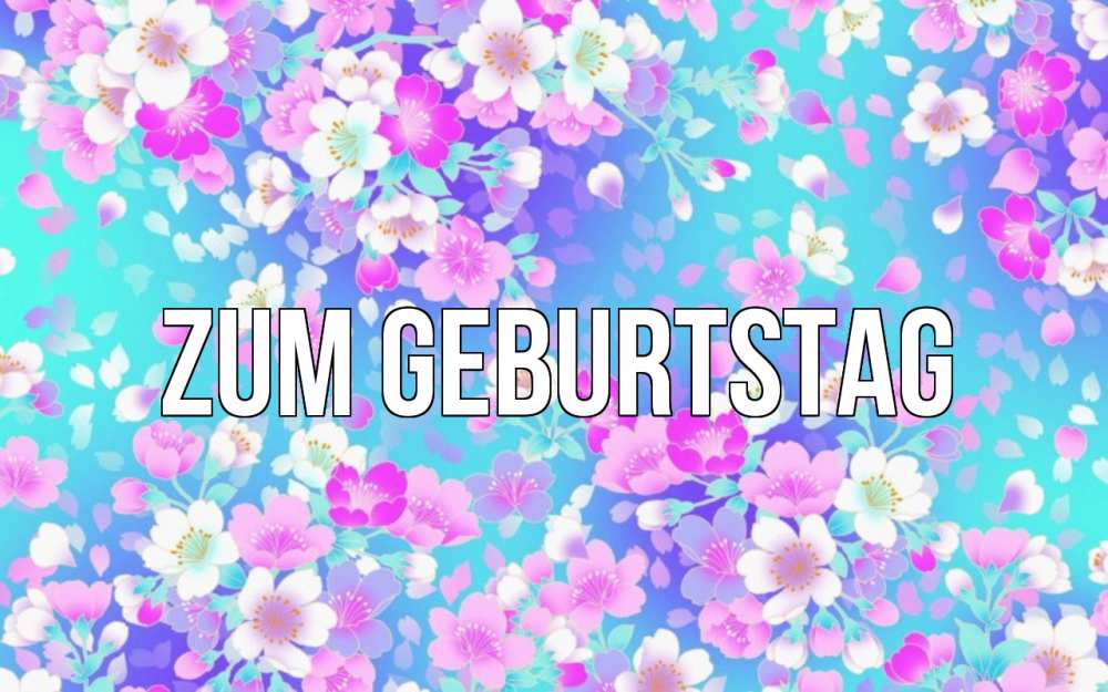 Картинка Zum Geburtstag, 