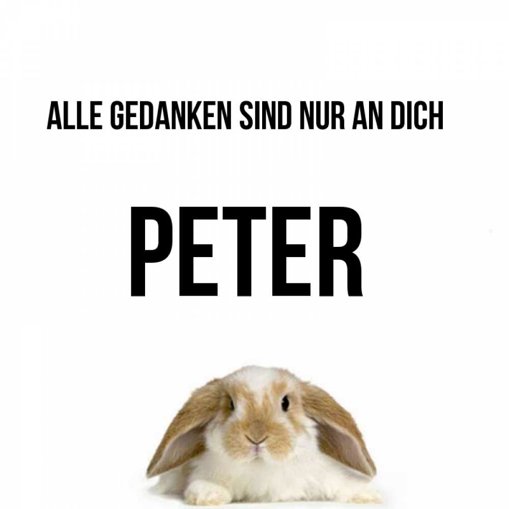 Открытка на каждый день с именем, Peter Alle Gedanken sind nur an dich подписать своими руками онлайн Прикольная открытка с пожеланием онлайн скачать бесплатно 