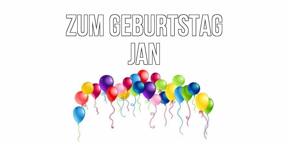 Картинка Zum Geburtstag, Jan