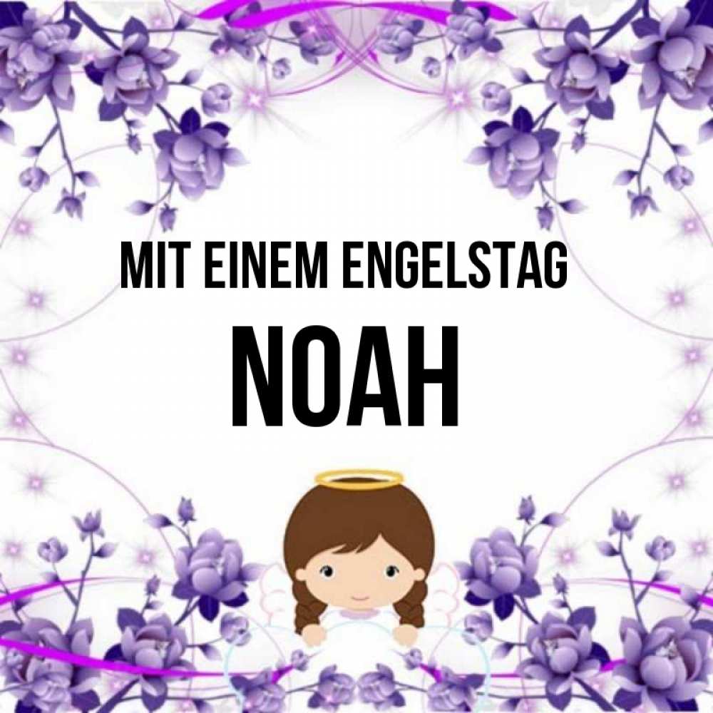 Картинка Mit einem Engelstag, Noah