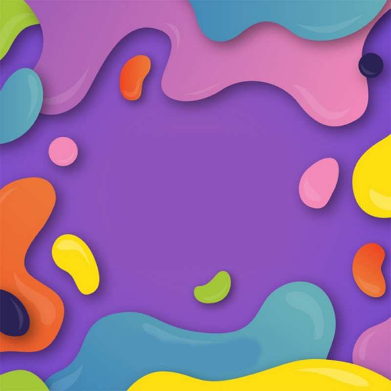 Открытка пятна краски  абстрактное что то  Ich wünsche dir viel Glück 