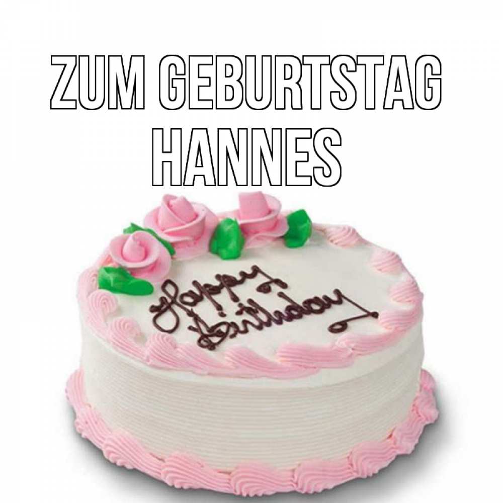 Открытка на каждый день с именем, Hannes Zum Geburtstag Розы Прикольная открытка с пожеланием онлайн скачать бесплатно 
