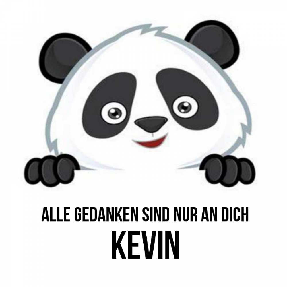 Открытка на каждый день с именем, Kevin Alle Gedanken sind nur an dich открытка для любимого Прикольная открытка с пожеланием онлайн скачать бесплатно 