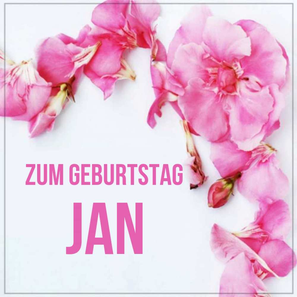 Картинка Zum Geburtstag, Jan