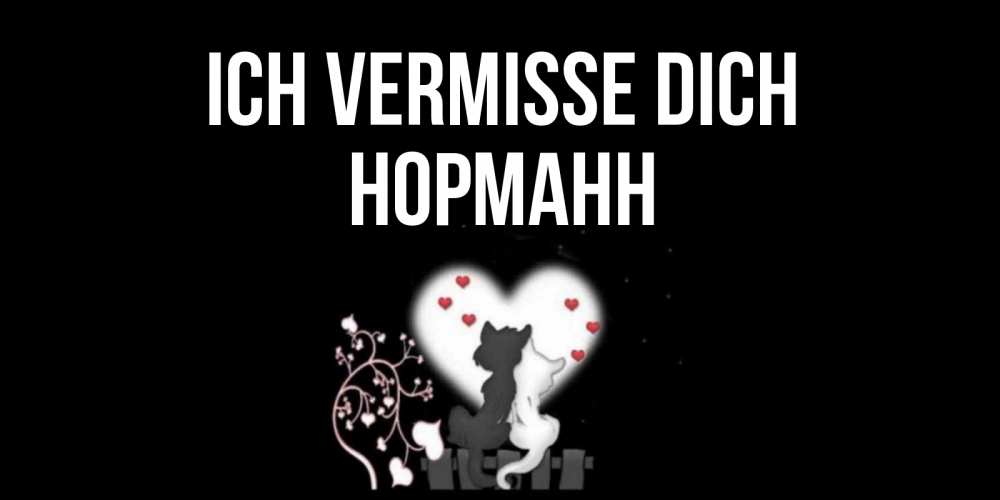 Открытка на каждый день с именем, Норманн Ich vermisse dich коты Прикольная открытка с пожеланием онлайн скачать бесплатно 