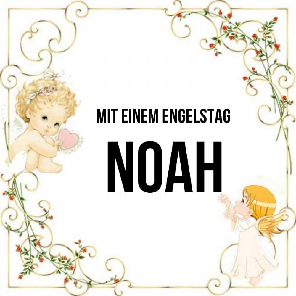 Картинка Mit einem Engelstag, Noah