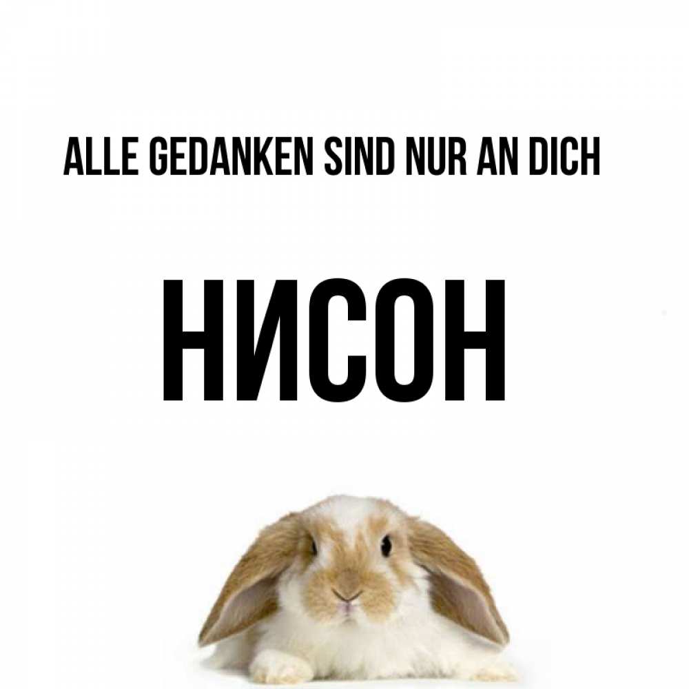 Открытка на каждый день с именем, Нисон Alle Gedanken sind nur an dich подписать своими руками онлайн Прикольная открытка с пожеланием онлайн скачать бесплатно 
