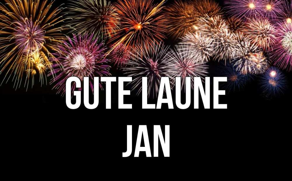 Открытка на каждый день с именем, Jan Gute Laune Фейрверг 1 Прикольная открытка с пожеланием онлайн скачать бесплатно 