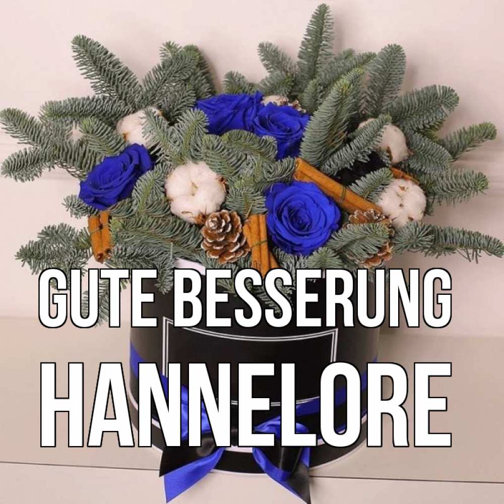 Открытка на каждый день с именем, Hannelore Gute Besserung короче кто то загрузил эти шишки Прикольная открытка с пожеланием онлайн скачать бесплатно 