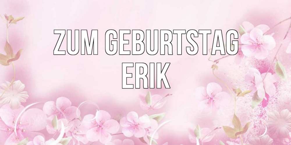 Картинка Zum Geburtstag, Erik