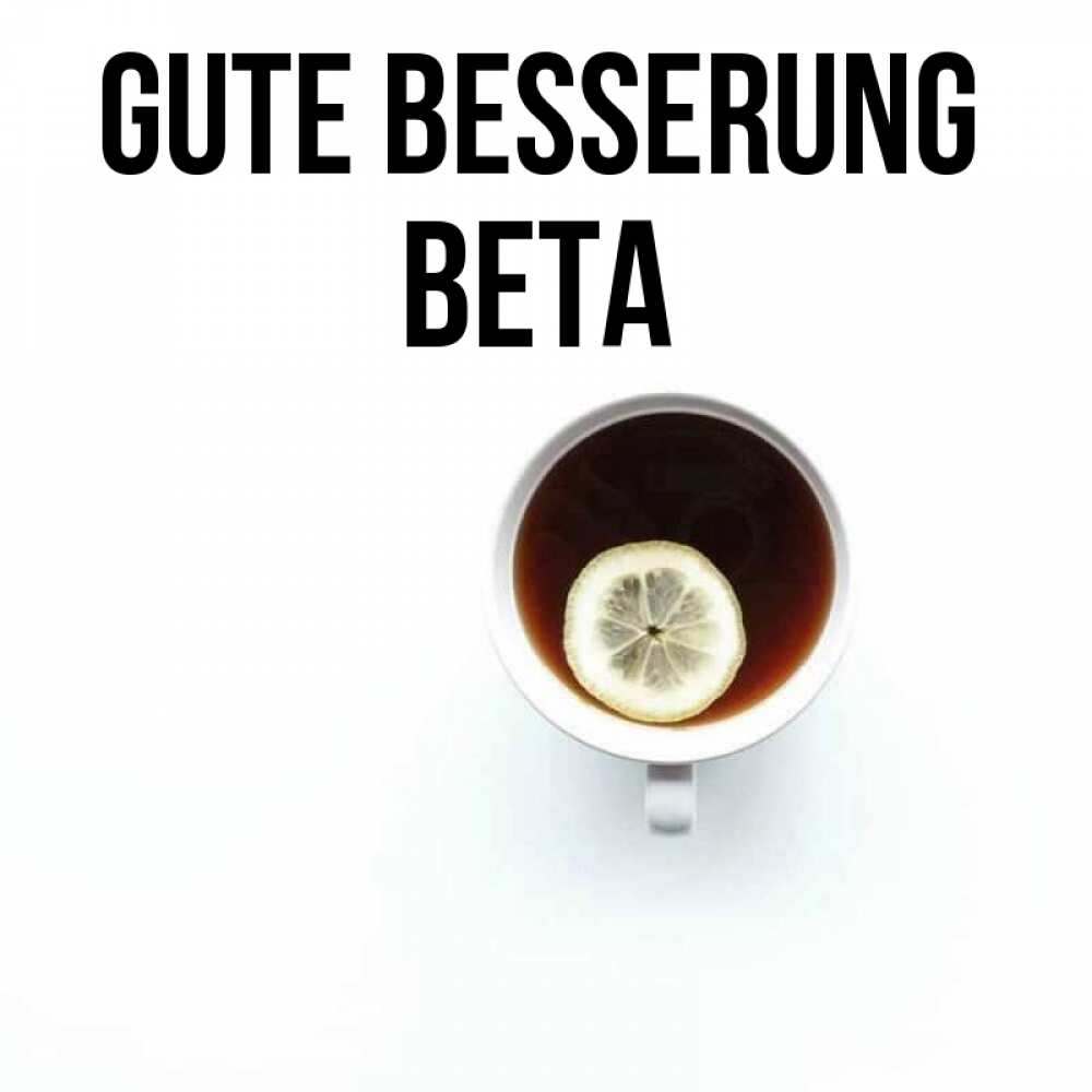 Открытка на каждый день с именем, Вета Gute Besserung простая открытка Прикольная открытка с пожеланием онлайн скачать бесплатно 