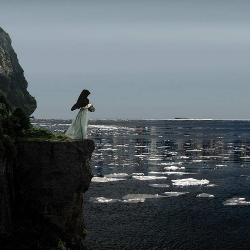 Открытка без комментариев  жду тебя или в монастырь  Ich vermisse dich 