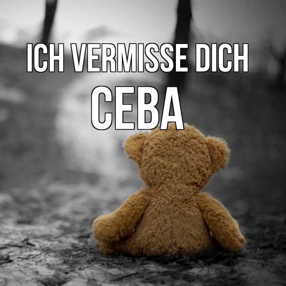 Открытка на каждый день с именем, Сева Ich vermisse dich красивые открытки Прикольная открытка с пожеланием онлайн скачать бесплатно 