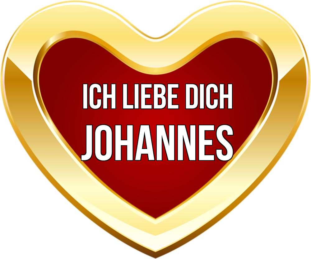 Открытка на каждый день с именем, Johannes Ich liebe dich из краски Прикольная открытка с пожеланием онлайн скачать бесплатно 