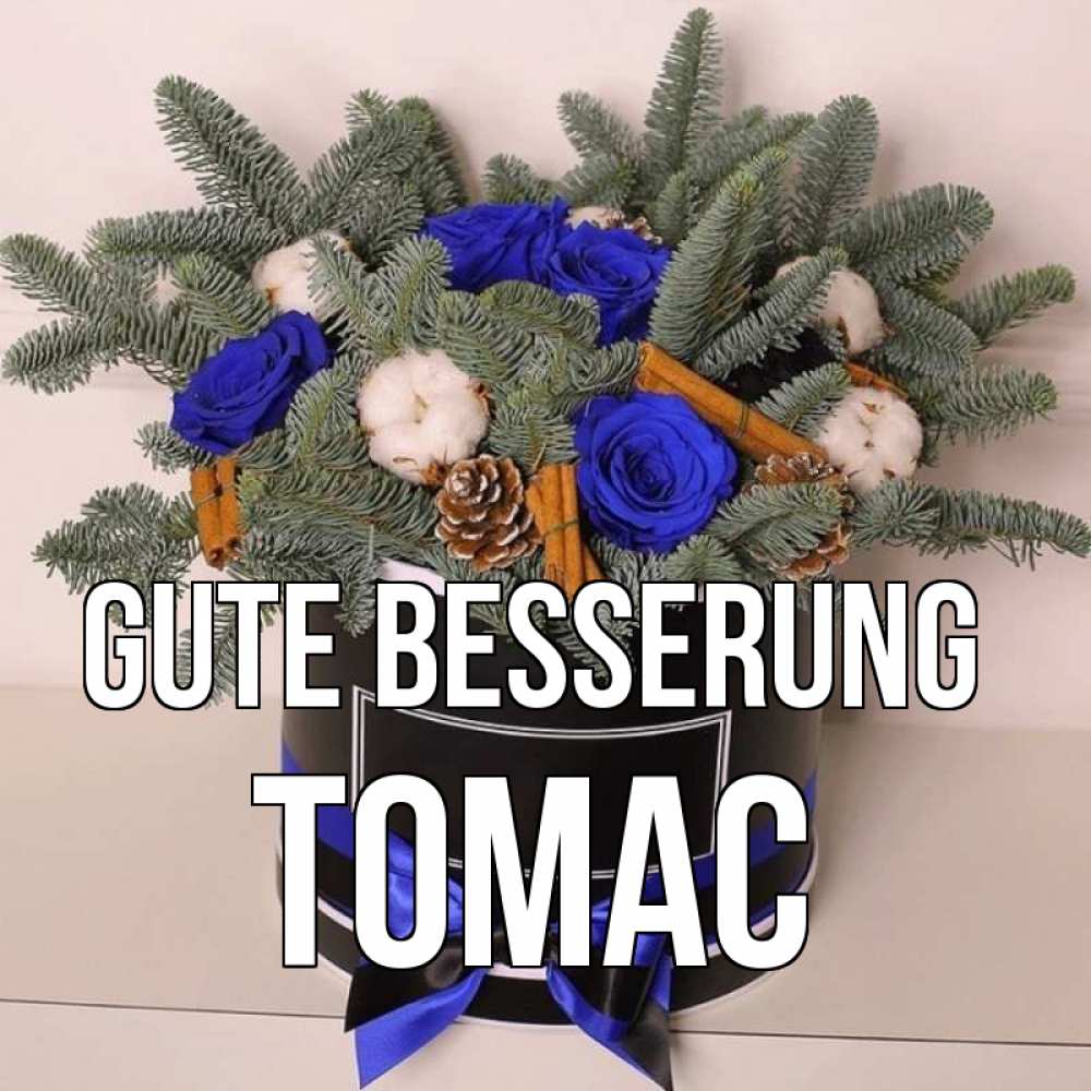 Открытка на каждый день с именем, Томас Gute Besserung короче кто то загрузил эти шишки Прикольная открытка с пожеланием онлайн скачать бесплатно 