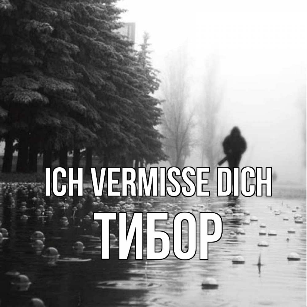 Открытка на каждый день с именем, Тибор Ich vermisse dich приходи Прикольная открытка с пожеланием онлайн скачать бесплатно 