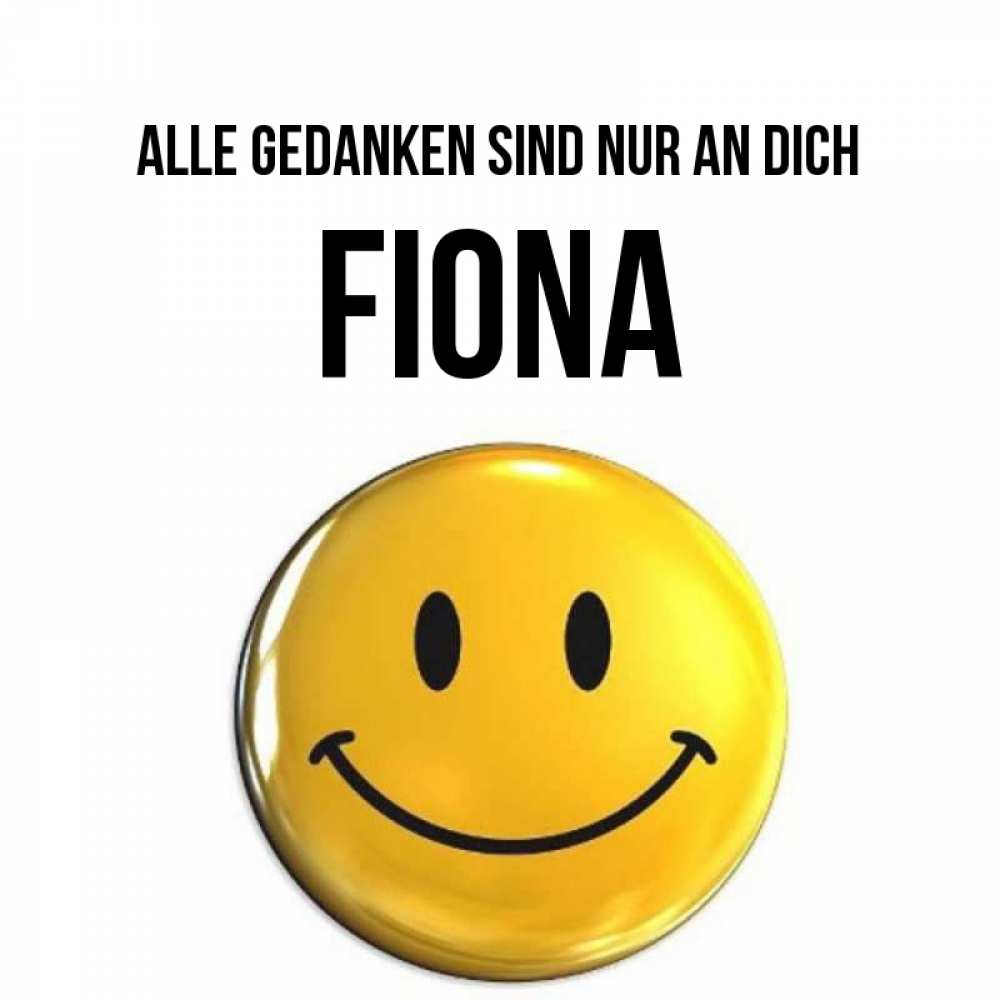 Картинка Alle Gedanken sind nur an dich, Fiona