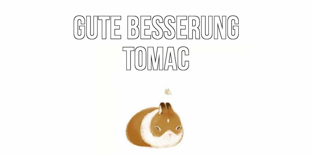 Открытка на каждый день с именем, Томас Gute Besserung морская свинка на открытке с пожеланиями не болеть Прикольная открытка с пожеланием онлайн скачать бесплатно 