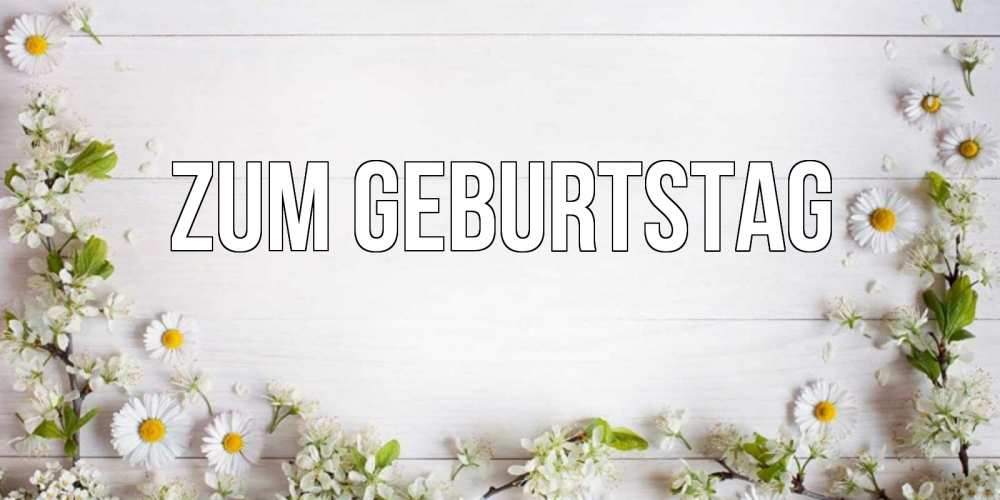 Картинка Zum Geburtstag, 